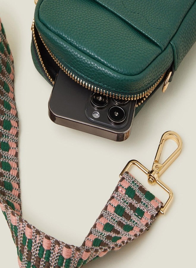 أكسيسورايز حقيبة هاتف نسائية خضراء من أكسسورايز لندن - Image 4